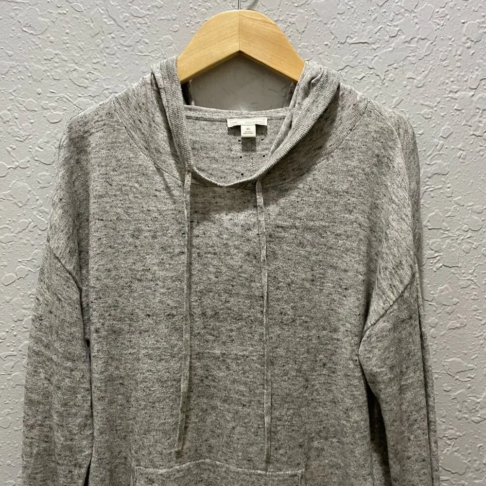 Gap Gray Lightweight Hooded Sweater Size XS